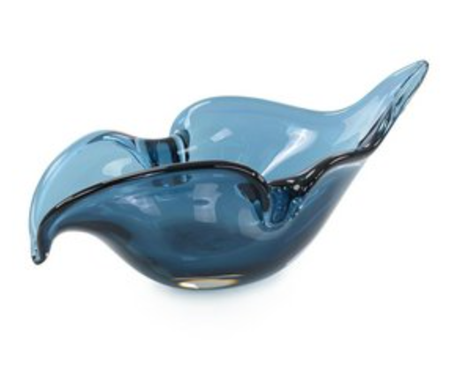 Glass Bowl- Blue