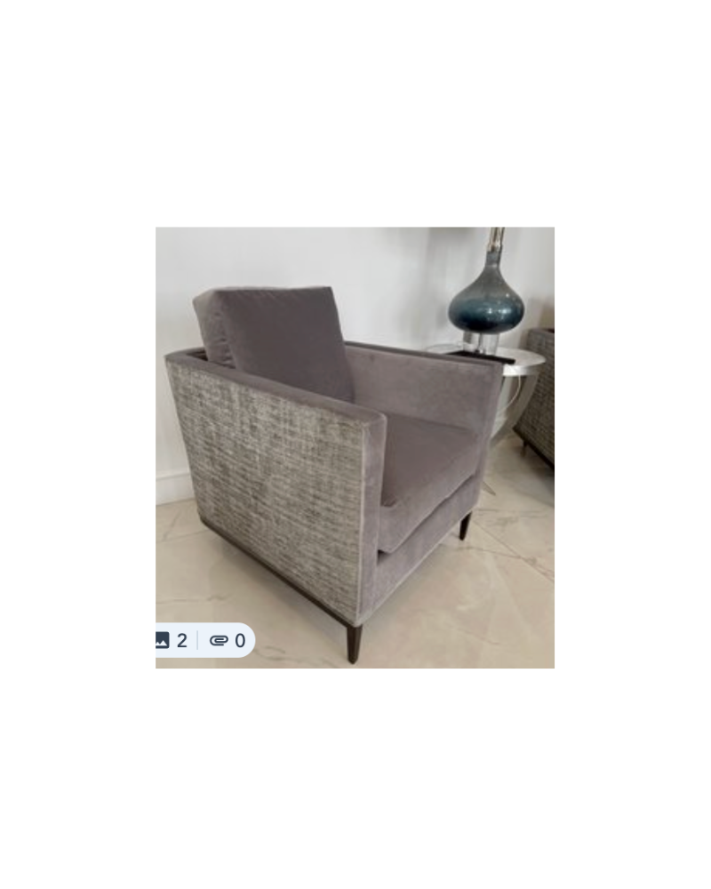 Showroom Chair - Gray and Silver