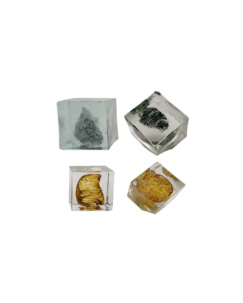 Amber Cubes - Black/Gold