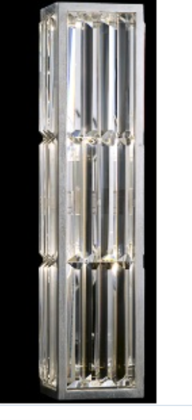 Crystal Enchantment Sconce - Silver