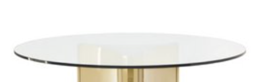 Round Tempered Glass Top - Clear