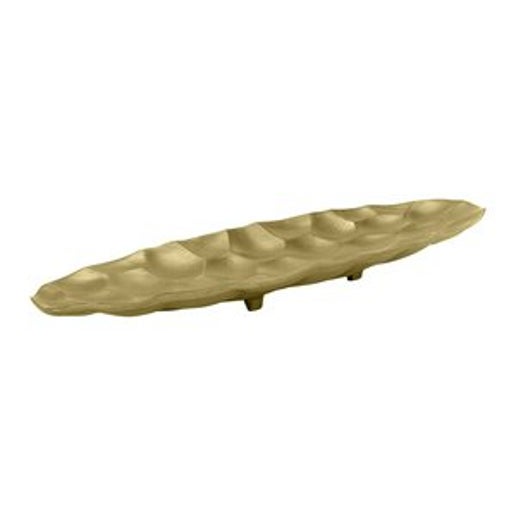 Oval HoneyComb Tray - Gold