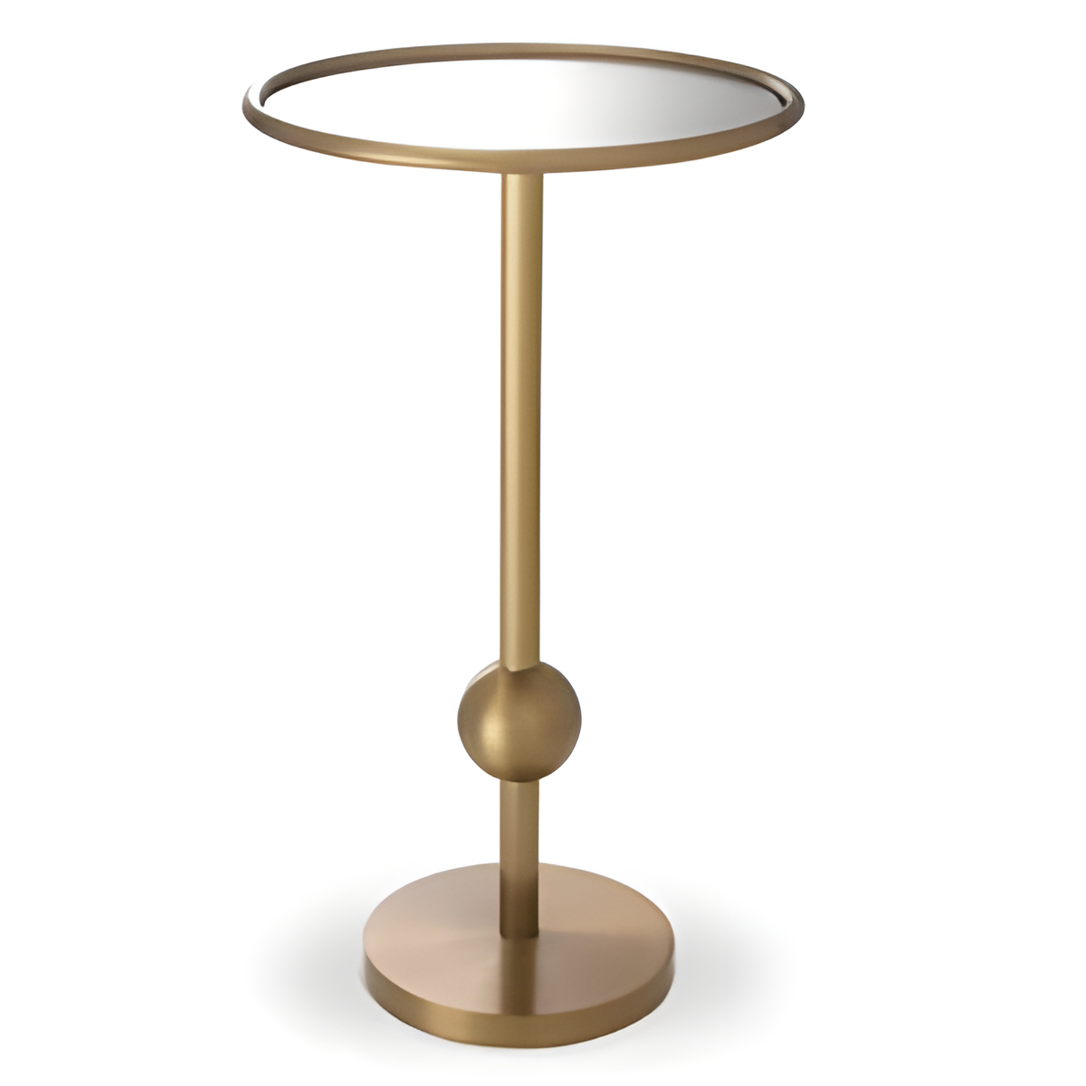 Gold-Tone Martini Side Table