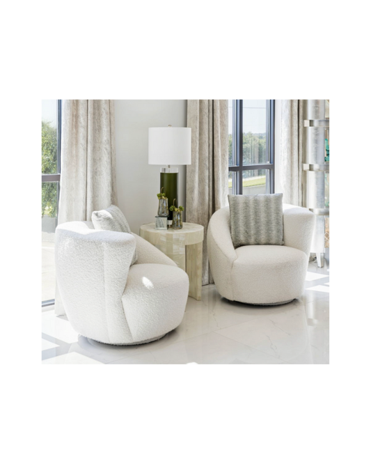 Hamish Glass-Opal Dots Floral - Green