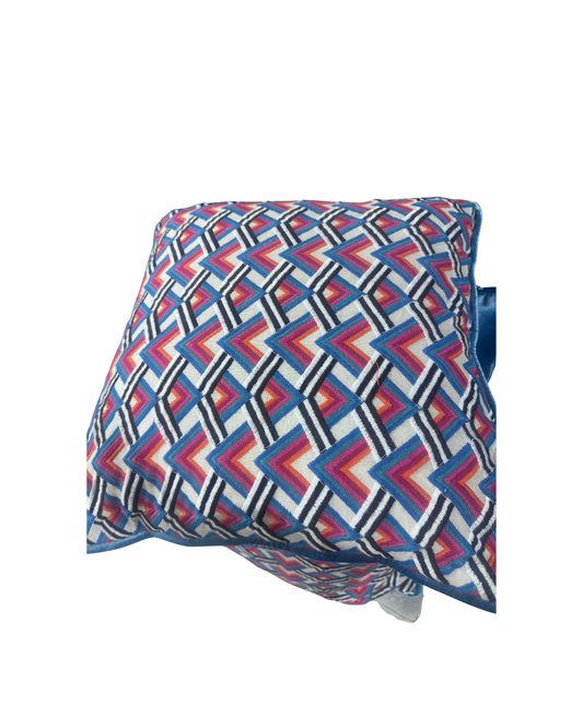 Turquoise and Pink 20 X20 Pillow