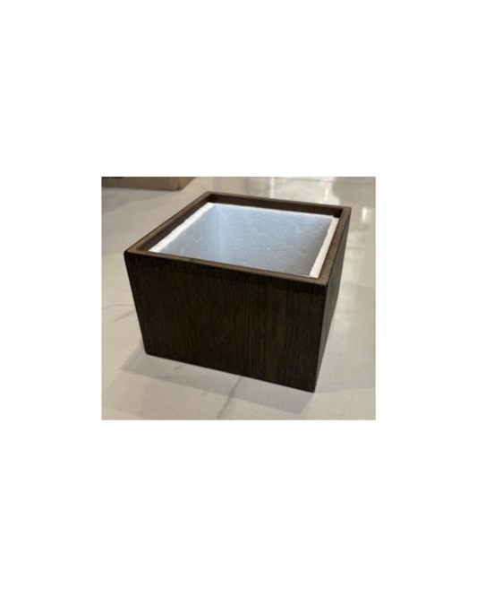 Wooden Riser Box - Large - Brown