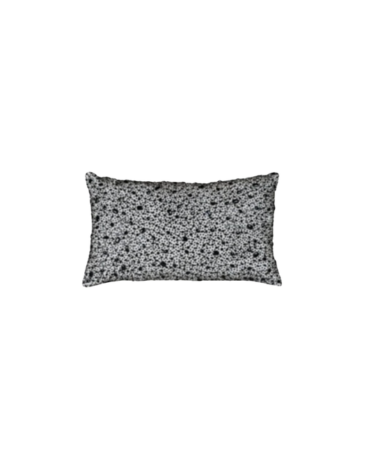 Beaded Pillow - Black and White