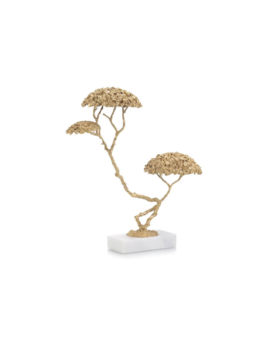 Brass Bonsai Tree - Gold