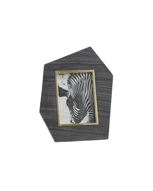 Global View Marble Frame - Gray