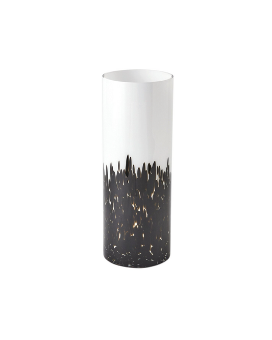 Confetti Vase Large - Black and White