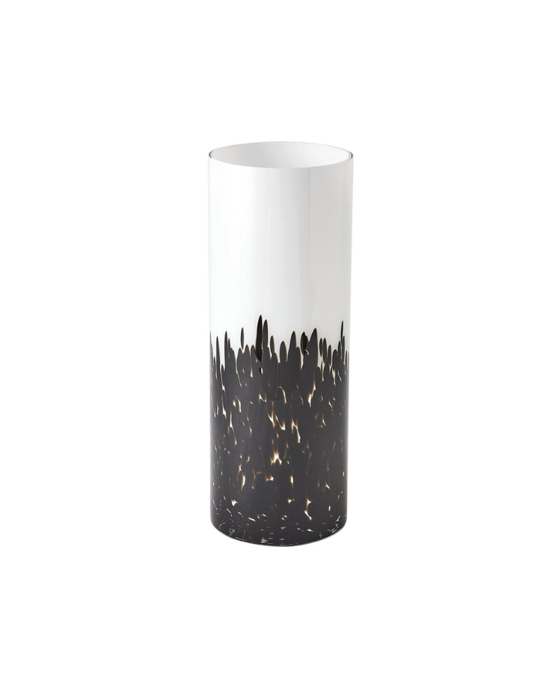 Confetti Vase Small  - Black and White