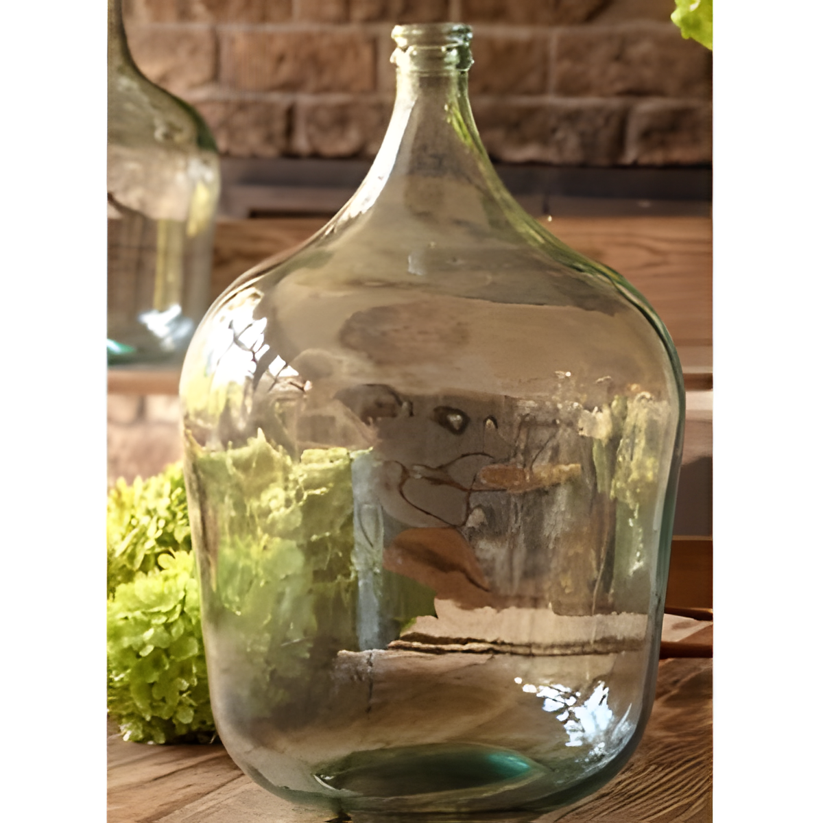 Clear Glass Bottle Vase