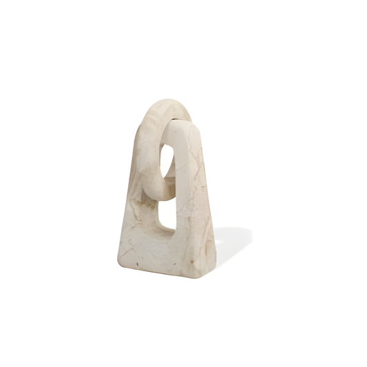 Pale Arch Sculpture on Rectangular Base