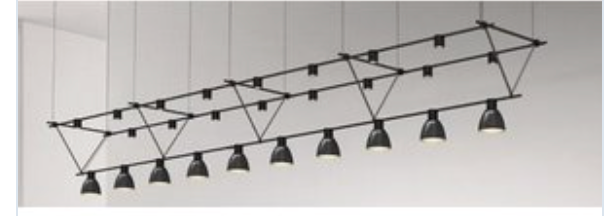 Suspenders 3' Triangle Truss Lighting - Black