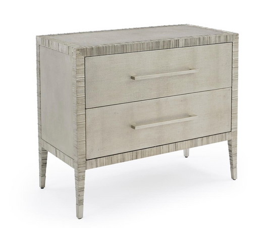 Carraway Nightstand A - Silver