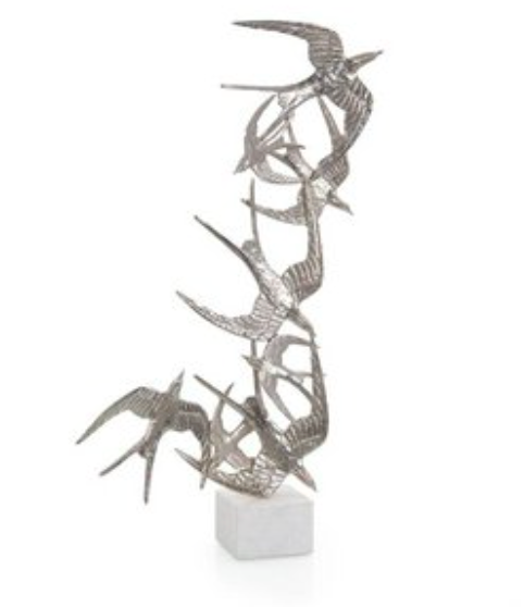 John Richard Birds Sculpture - Silver