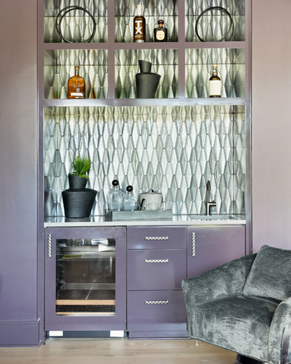 Eaves Decanters - Gray, Set of 2