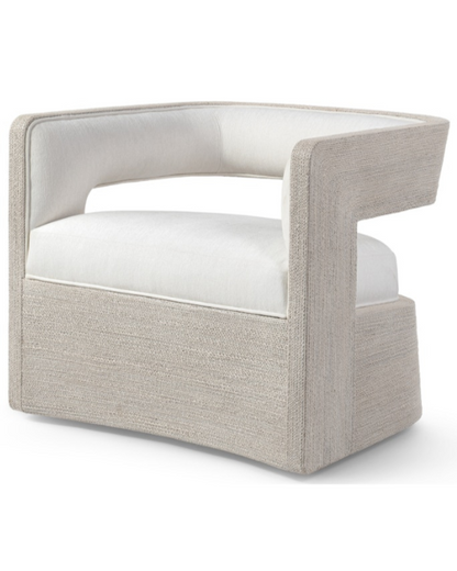 Hadley Swivel Chair – Driftwood Beige