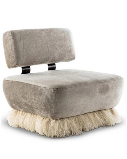 Savanna Feather Lounge Chair – Porcelain Cream