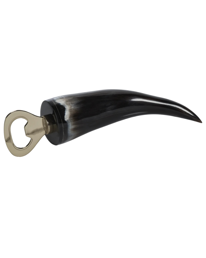 Horn Curve Bottle Opener – Natural Elegance