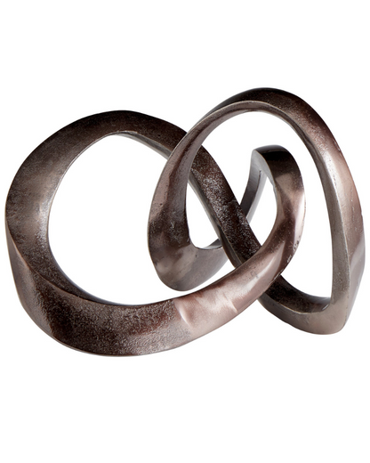 Interlock Sculpture - Bronze