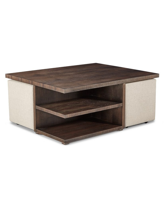 Arden Ottoman - Frost Bloom