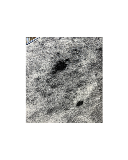 Cowhide Swivel Chair - Blue