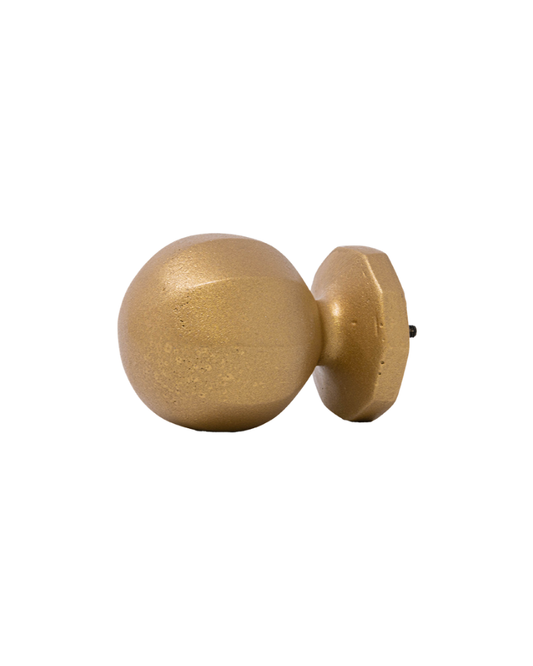 Drapery Hardware Finials - Beveled Ball