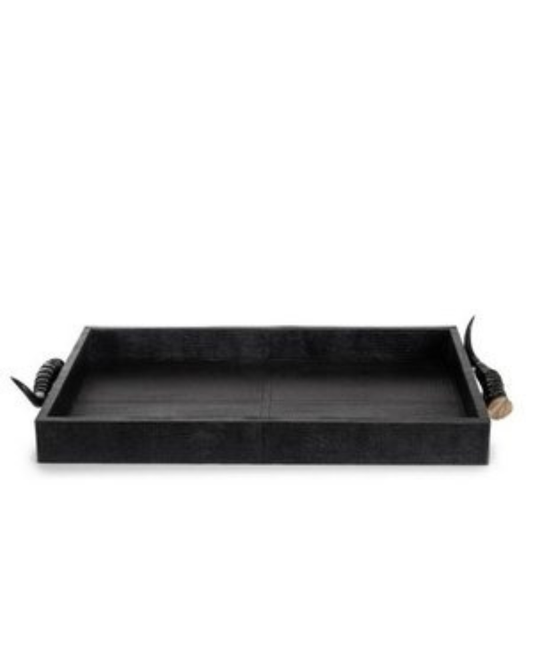 Leather Rectangle Tray