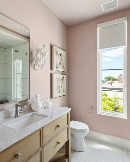 Nexus I Art - Pink and Cream