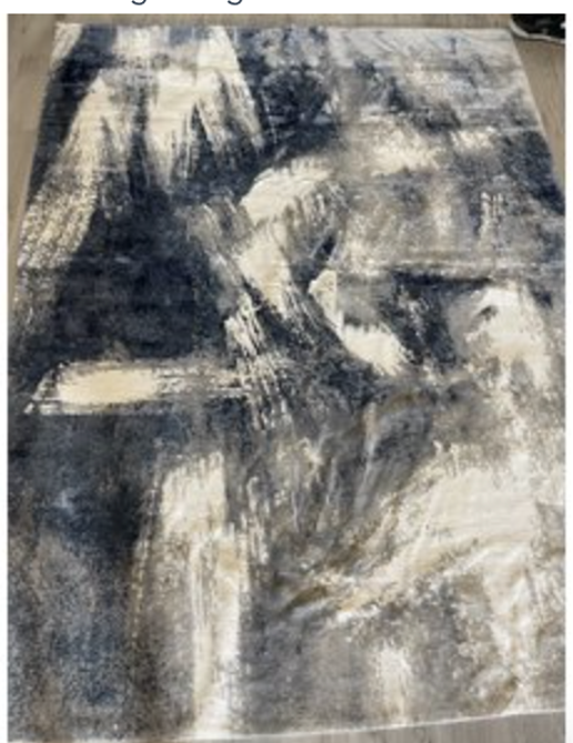 Rug - Blue, Gray, Cream